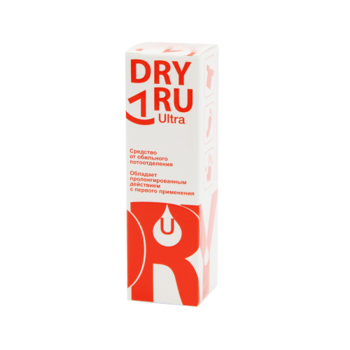 DRYDRY Средство от обильного потоотделения DRYRU ULTRA 50мл  в Казахстане, интернет-аптека Рокет Фарм