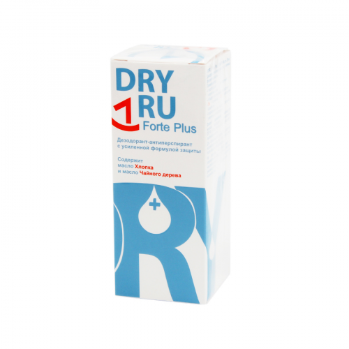 DRYDRY Дезодорант-антиперспирант DRYRU Forte Плюс с усиленной формулой защиты  в Казахстане, интернет-аптека Рокет Фарм