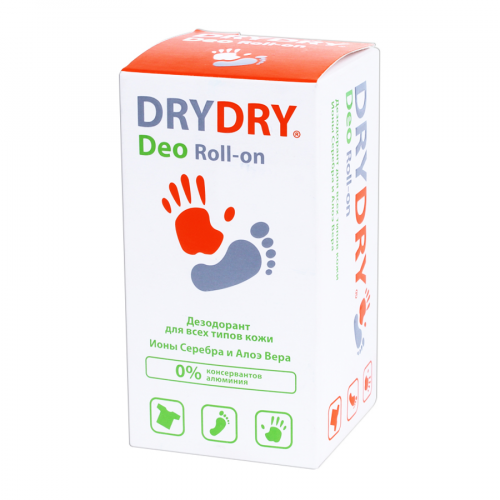 DRYDRY Дезодорант Deo Roll-on для всех типов кожи 50мл  в Казахстане, интернет-аптека Рокет Фарм