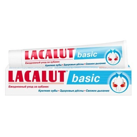 Паста зубная Лакалют Lacalut Basik Паста в Казахстане, интернет-аптека Рокет Фарм