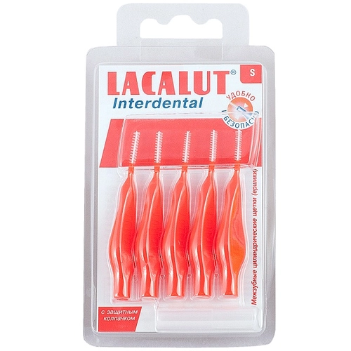 Щетка зубная Лакалют Lacalut Интердентал S 2,4мм ершик 