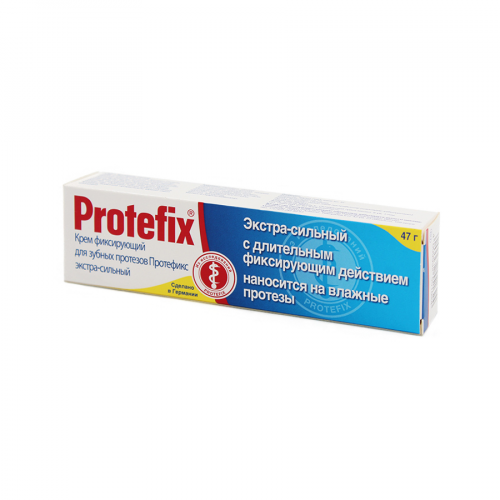 Крем для фиксации зубных протезов Protefix Extra Протефикс экстра сильный Крем в Казахстане, интернет-аптека Рокет Фарм