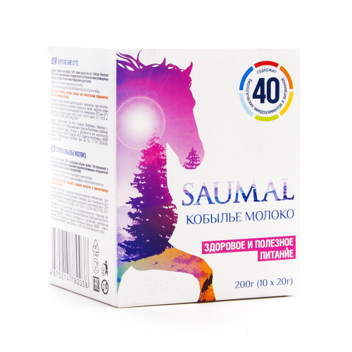 Saumal Сухое Кобылье Молоко Саше в Казахстане, интернет-аптека Рокет Фарм