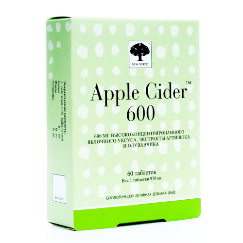 Аппл Сидер Apple Cider 600 Таблетки в Казахстане, интернет-аптека Рокет Фарм