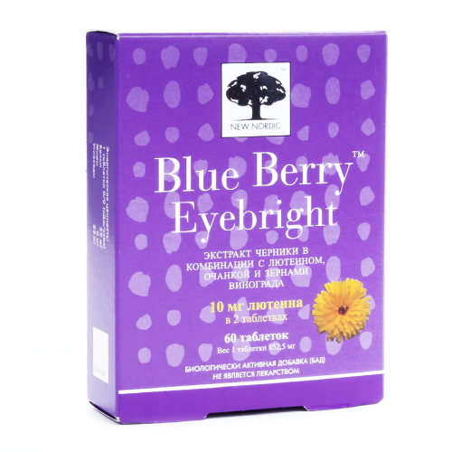 Блю Берри Айбрайт Blue Berry Eyebright Таблетки в Казахстане, интернет-аптека Рокет Фарм