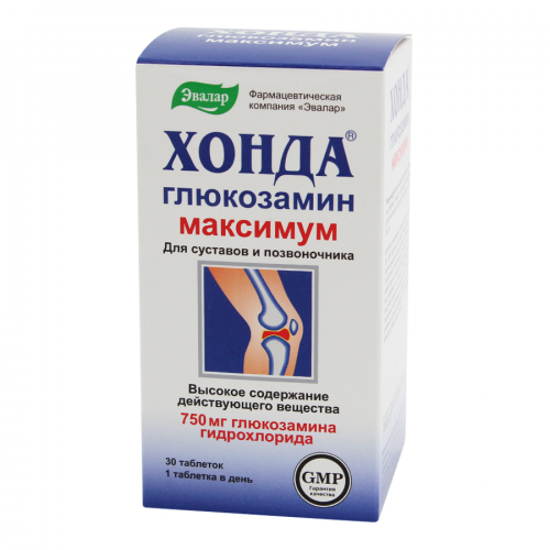 Хонда Глюкозамин Максимум Таблетки в Казахстане, интернет-аптека Рокет Фарм