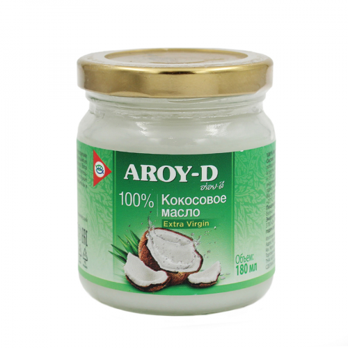 AROY-D Масло Кокосовое 100% 180мл  в Казахстане, интернет-аптека Рокет Фарм