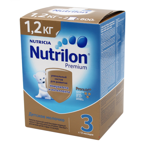 NUTRILON Смесь молочная -3 Premium 1200гр  в Казахстане, интернет-аптека Рокет Фарм