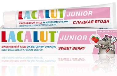 Паста зубная Лакалют Lacalut Junior Сладкая ягода Паста в Казахстане, интернет-аптека Рокет Фарм
