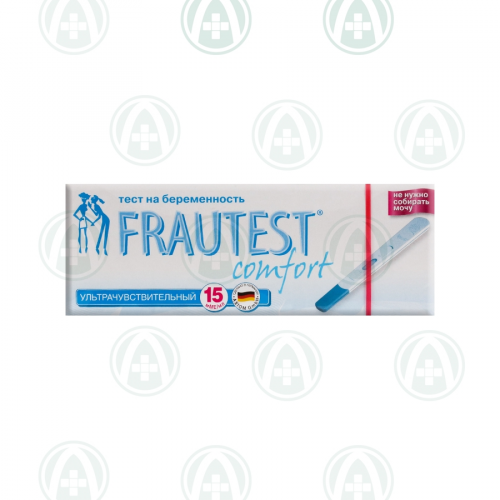 Тест для определения беременности Frautest Comfort кассета с держателем Тест в Казахстане, интернет-аптека Рокет Фарм