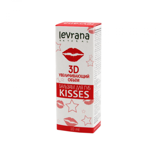 LEVRANA Бальзам для губ Kisses 10мл  в Казахстане, интернет-аптека Рокет Фарм