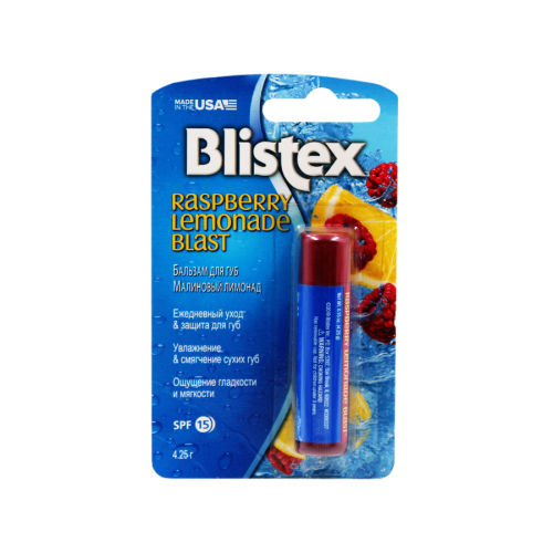 BLISTEX Бальзам для губ Малиновый Лимонад 4,25гр  в Казахстане, интернет-аптека Рокет Фарм