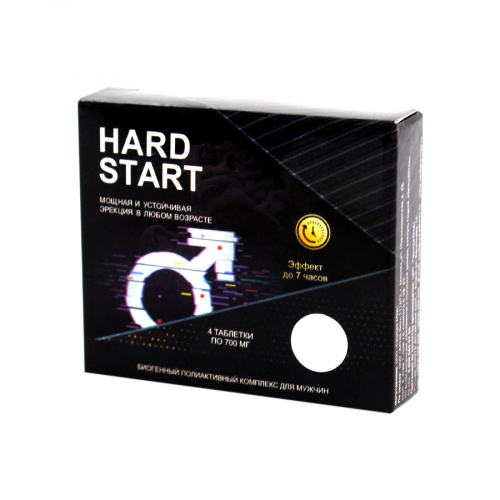 HARD START Капсулы для потенции у мужчин 4таб.,  в Казахстане, интернет-аптека Рокет Фарм