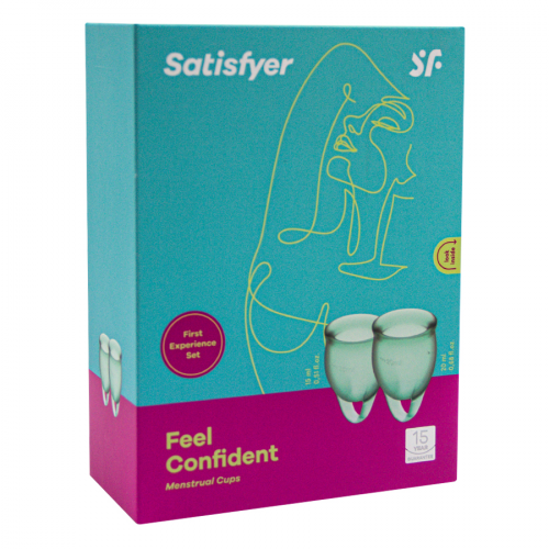 SATISFYER Менструальные чаши FEEL CONFIDENT 45.4.3 4002040  в Казахстане, интернет-аптека Рокет Фарм