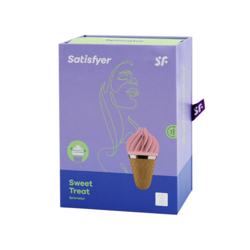 SATISFYER PRO Стимулятор клитора Sweet Treat с вращающимися лепестками 1,11,14,1  в Казахстане, интернет-аптека Рокет Фарм