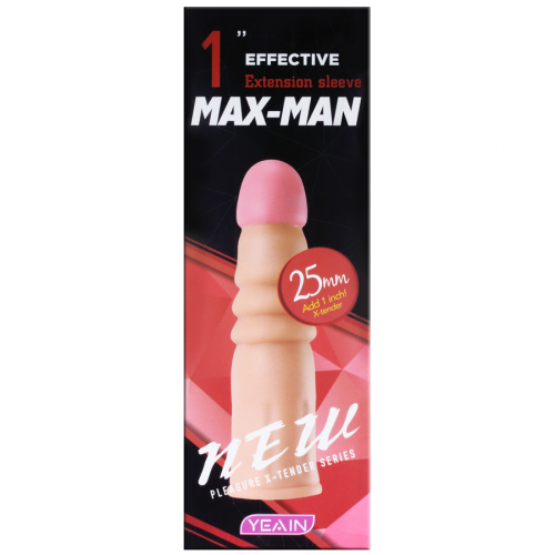 YEAIN Насадка MAX-MAN Extension sleeve 25mm  в Казахстане, интернет-аптека Рокет Фарм