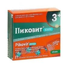 Пиковит Юник 3+ Таблетки в Казахстане, интернет-аптека Рокет Фарм