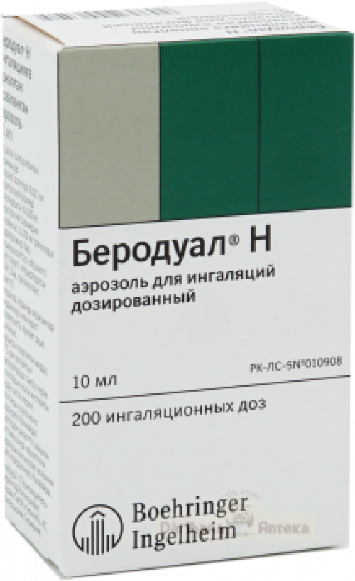Беродуал Н Аэрозоль в Казахстане, интернет-аптека Рокет Фарм