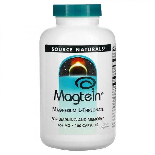 Magtein, Magnesium L-Threonate Капсулы в Казахстане, интернет-аптека Рокет Фарм