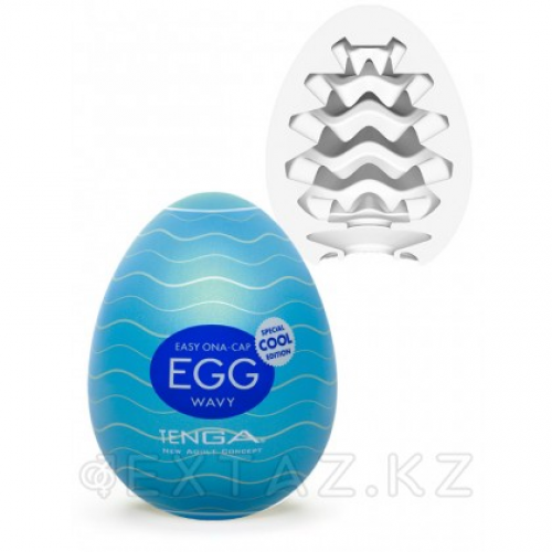 TENGA Egg Мастурбатор яйцо Cool с охлаждающим эффектом  в Казахстане, интернет-аптека Рокет Фарм