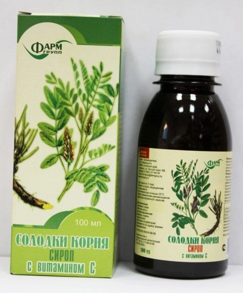 Солодки корня сироп с витамином С Сироп в Казахстане, интернет-аптека Рокет Фарм