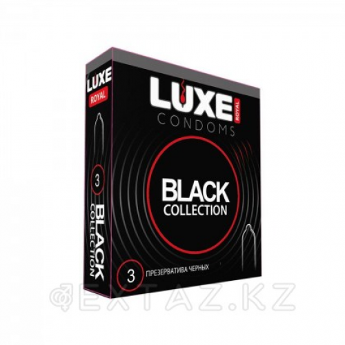 Презервативы LUXE ROYAL BLACK COLLECTION (3 шт.)  в Казахстане, интернет-аптека Рокет Фарм