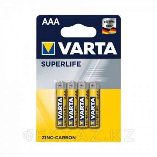 Батарейка, VARTA, R03P Superlife, AAA, 1.5 V, 4 шт., Блистере  в Казахстане, интернет-аптека Рокет Фарм