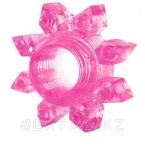Эрекционное кольцо Snowflake (розовое)  в Казахстане, интернет-аптека Рокет Фарм