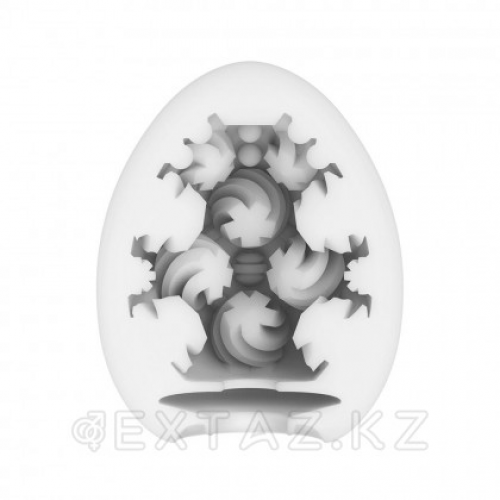 Tenga Wonder Curl - Мастурбатор-яйцо из новой коллекции, 6.1х4.9 см Белый  в Казахстане, интернет-аптека Рокет Фарм
