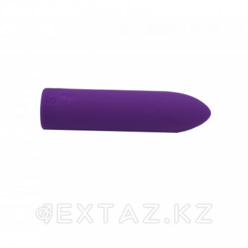 Перезаряжаемая вибропуля силиконовая фиолетовая Lealso (16 режимов)  в Казахстане, интернет-аптека Рокет Фарм