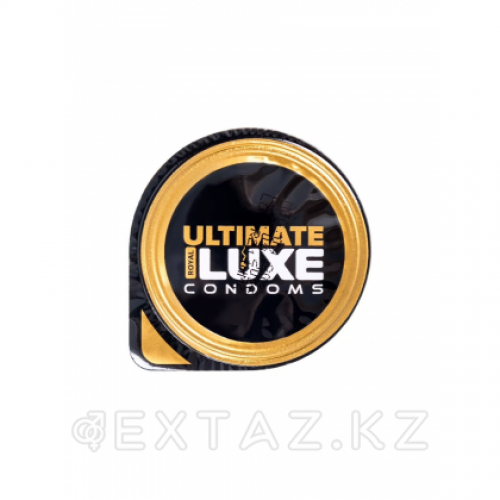 Презерватив LUXE BLACK ULTIMATE Реактивный трезубец (ШОКОЛАД) 1 шт.  в Казахстане, интернет-аптека Рокет Фарм