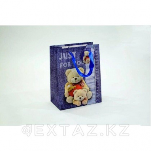 Картонный пакет "Мишка 3D" (230*180*100 мм.)  в Казахстане, интернет-аптека Рокет Фарм