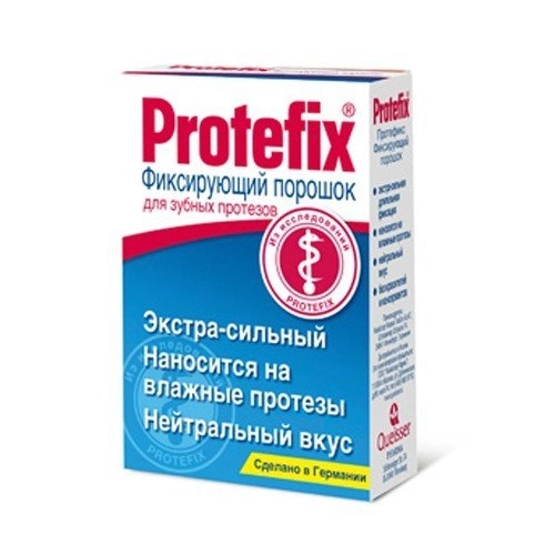Порошок для фиксации зубных протезов Protefix Протефикс Extra Капсулы+Порошок в Казахстане, интернет-аптека Рокет Фарм